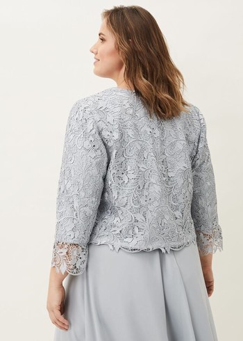 Phase Eight Luisa Lace Occasion Jackets White Australia | EM5691304